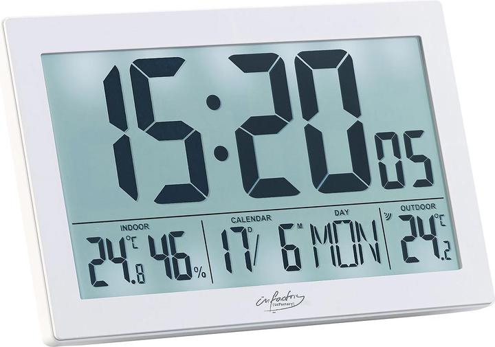 Image du produit Infactory Horloge radiopilotée XL