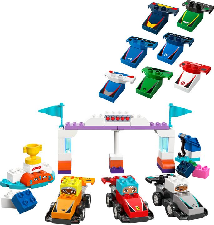 Produktbild LEGO F1 Team Rennautos mit Rennfahrern (10445)