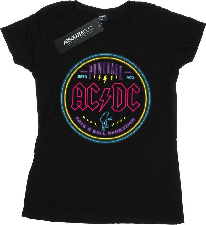 Immagine prodotto AC/DC T-shirt Circle neon in cotone (XL)
