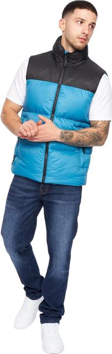 Actual product image Crosshatch Mens Demerley Contrast Panel Gilet (L)