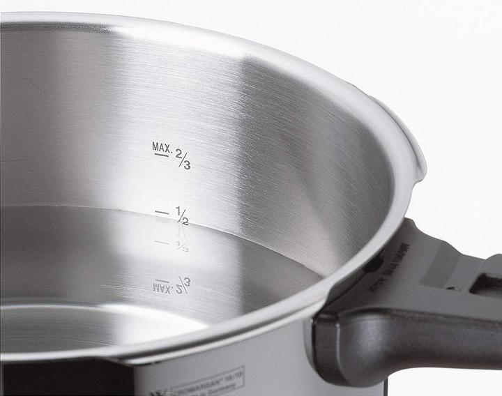 Produktbild WMF Schnellkochtopf 8,5l inkl. Einsatz Dampfkochtopf Perfect Plus Induktion (22 cm, Dampfkochtopf)
