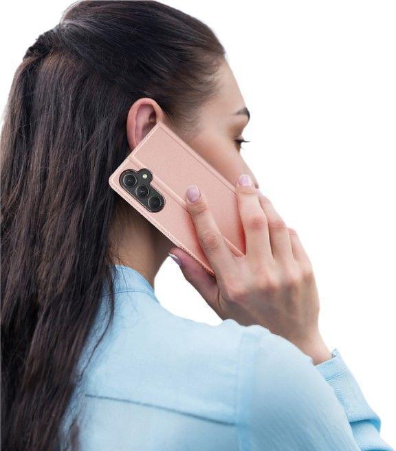 Image du produit Dux Ducis Étui à rabat Skin Pro pour Samsung A35 5G - rose (Samsung Galaxy A35)