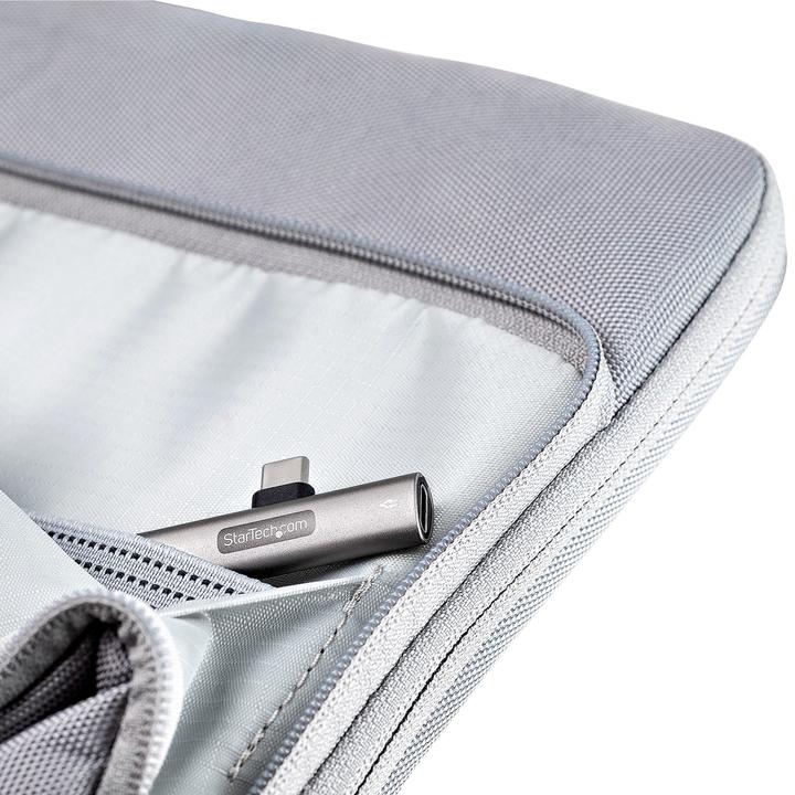 Image du produit StarTech Adaptateur audio et de charge USB-C - Adaptateur audio USB-C avec prise casque/casque -TRRS et USB (USB, Jack 3.5mm, USB 3.2)