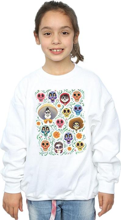 Produktbild Disney Coco Heads Pattern Sweatshirt Mädchen (128)