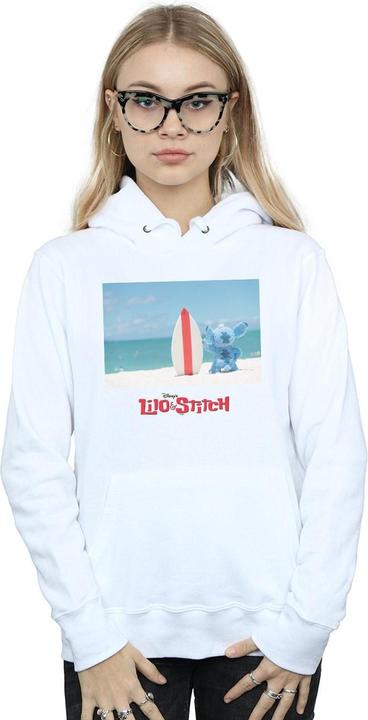 Immagine prodotto Disney Lilo And Stitch Surf Beach Felpa con Cappuccio Donna (S)