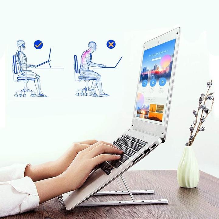 Actual product image Hermex Notebook Stand Laptop Holder Tablet Holder Stand Foldable