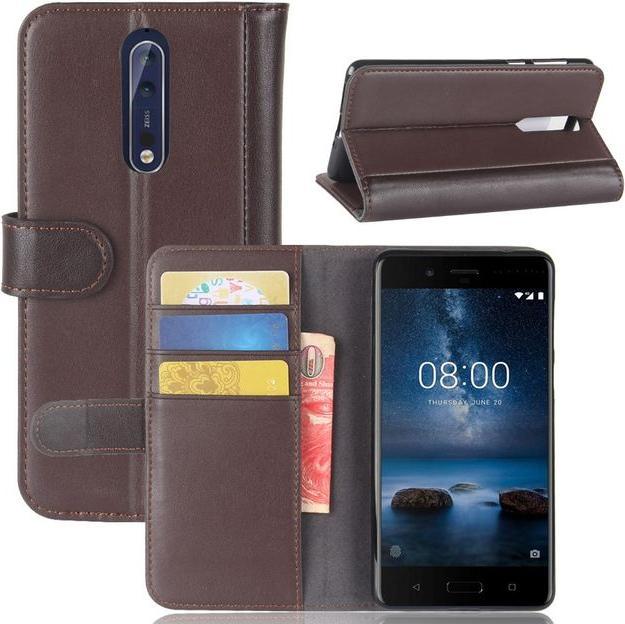 Image du produit MU Classic Couverture en cuir fendu (Nokia 8)