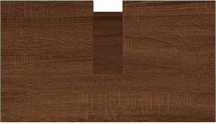 Produktbild VidaXL Badschrank Braun Eichen-Optik 58x33x60 cm Holzwerkstoff (58 x 33 x 60 cm)