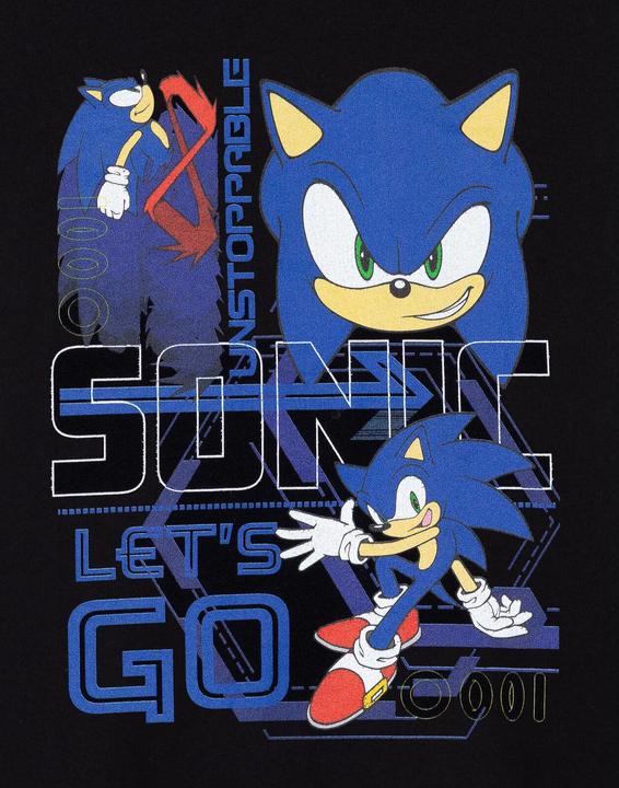 Actual product image Sonic The Hedgehog Boys Let's Go Hoodie (146, 152)