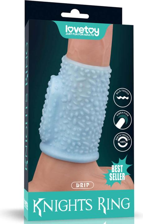 Actual product image Lovetoy Vibrating Drip Knights Ring