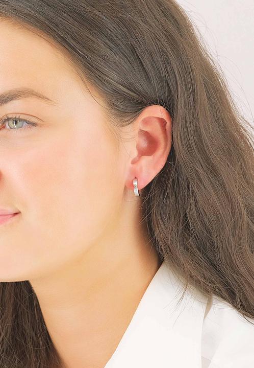 Actual product image Muau Creoles (White gold)