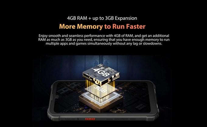 Produktbild Blackview BV5300 Pro (64 GB, Grün, Schwarz, 6.10", Dual SIM, 13 Mpx, 4G)