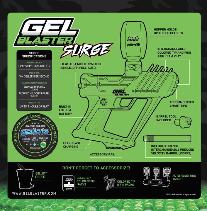 Actual product image Gel Blaster Surge