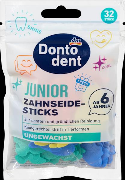 Produktbild dm Dontodent Zahnseidesticks Junior