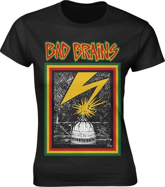 Immagine prodotto Bad Brains Maglietta Album Artwork Donna (L)