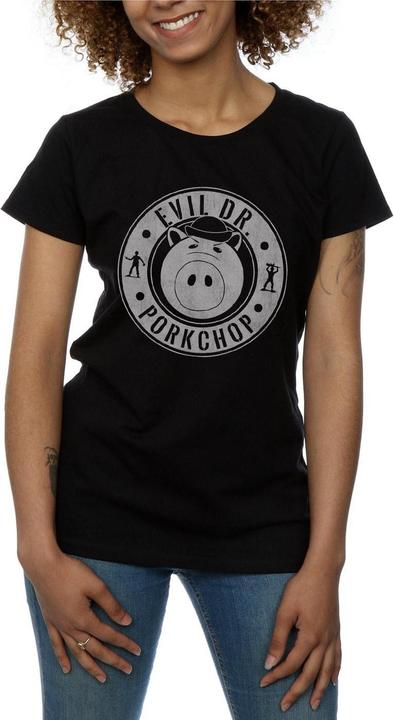 Actual product image Disney Womens/Ladies Toy Story Evil Dr Pork Chop Cotton T-Shirt (XXL)