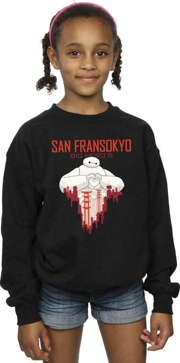 Immagine prodotto Disney Big Hero 6 Baymax San Fransokyo Heart Felpa Ragazze (116)