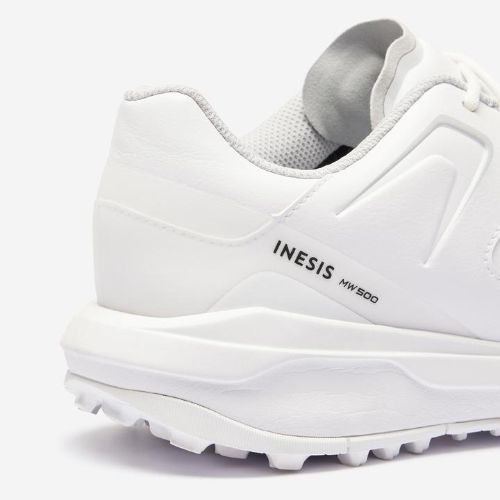Actual product image Inesis Men's Golf Waterproof Shoes - MW 500 White (43)