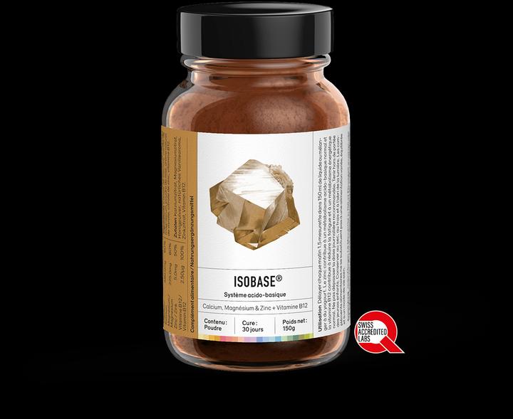 Image du produit Sekoya Isobase | Calcium, Magnésium & Zinc + Vitamine B12 | Équilibre acido-basique (150 g)