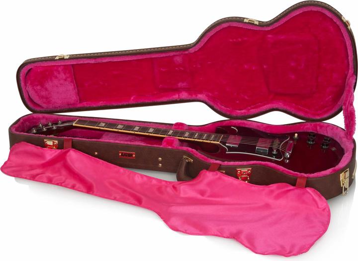 Produktbild Gator Cases GW-SG-BROWN houten koffer voor Gibson SG (Gitarre)