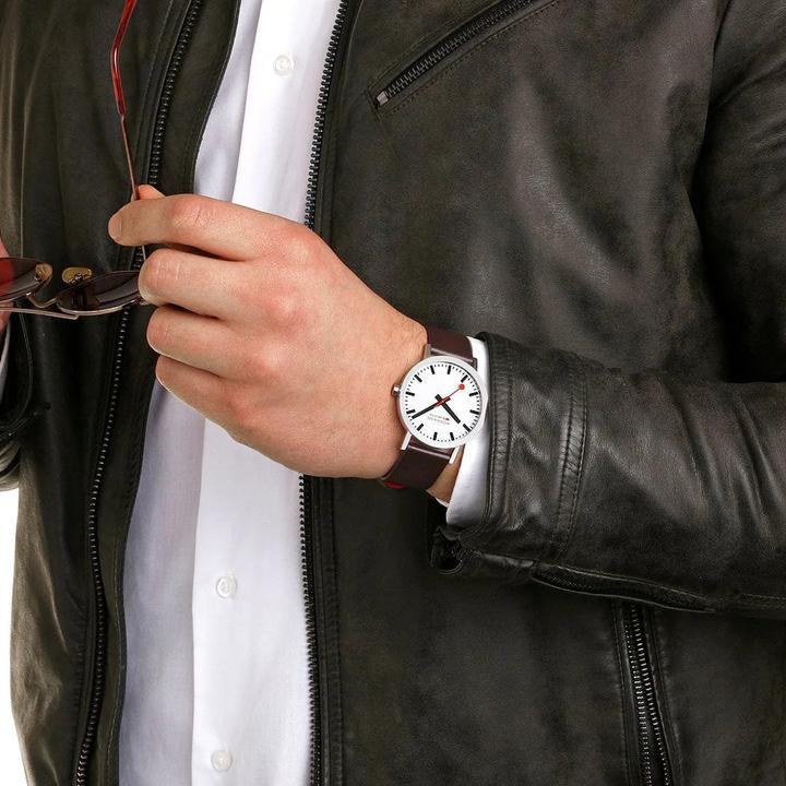 Produktbild Mondaine Classic - Vegan poliert (Analoguhr, Swiss Made, 40 mm)