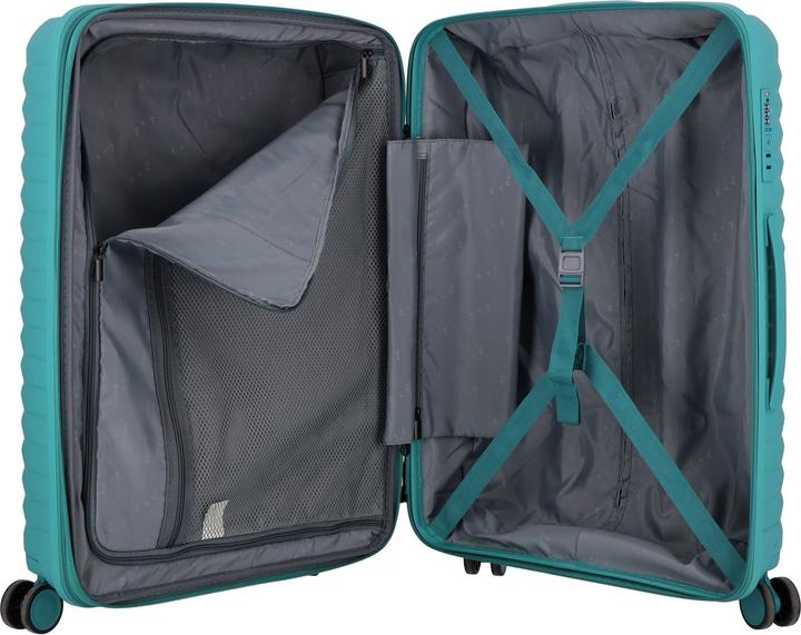 Image du produit D&N Travel Line 4500 Ensemble de valises à 4 roulettes 3 pièces avec soufflet extensible (205 l, XL (à partir de 115l))
