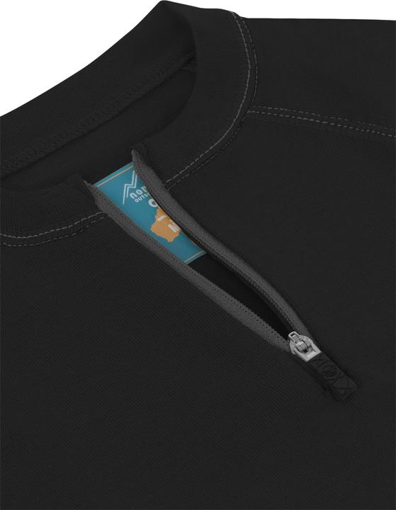 Image du produit Normani Kinder Merino Langarm mit 1/4 Zipper „Nyapari“ - 9545 (134, 140)
