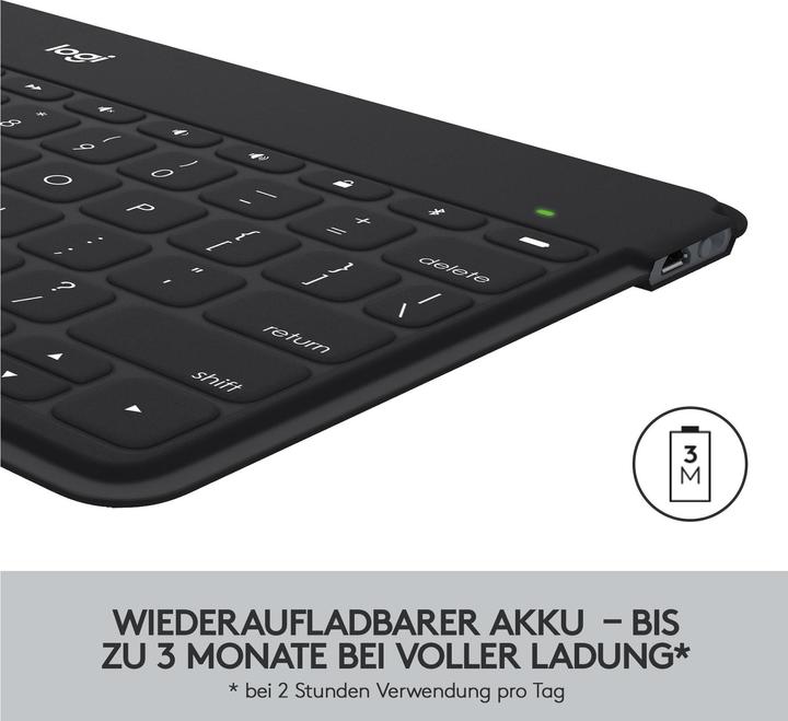 Immagine prodotto Logitech Keys-To-Go (CH, Senza fili)