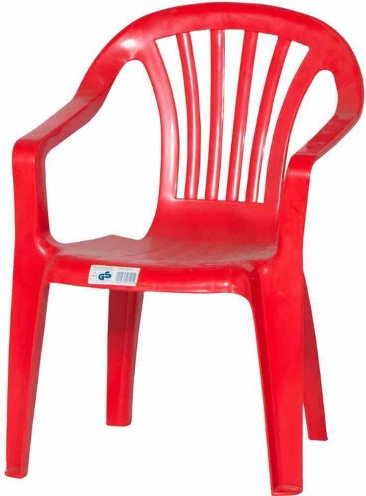Produktbild ProGarden Stapelsessel Sedia Baby 38x38x52 cm aus Kunststoff in rot (Kindersessel)