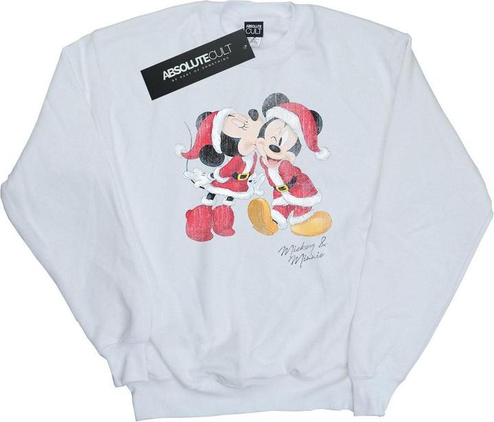 Immagine prodotto Disney Mickey And Minnie Christmas Kiss Felpa Uomo (S)