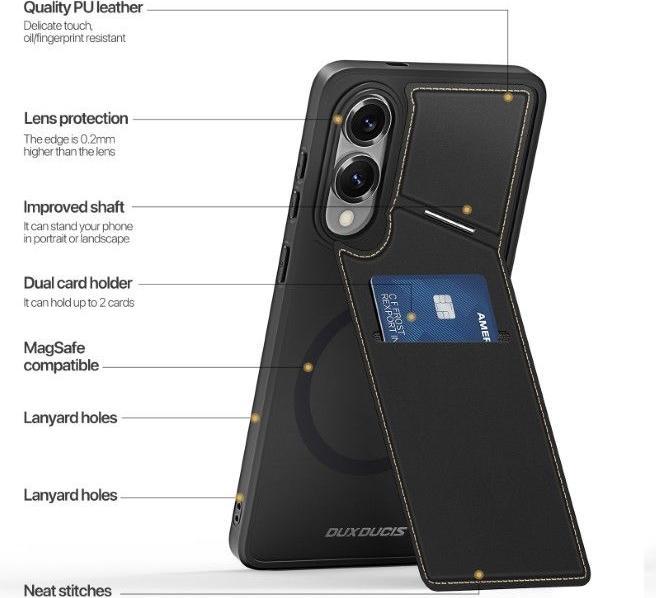 Produktbild Dux Ducis Rafi II Mag Series PC und TPU Hardcase Hülle (Samsung Galaxy S25 Edge)