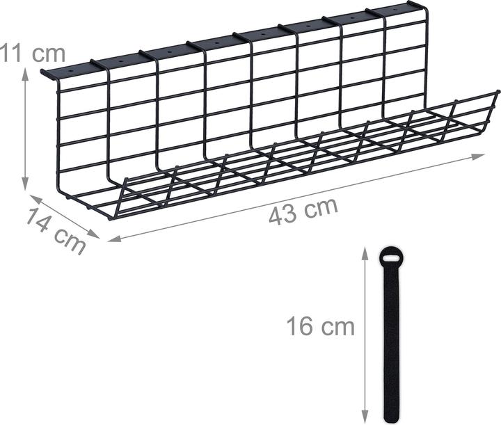 Produktbild Relaxdays Kabelkanal (Kabelkanal, 14 cm)