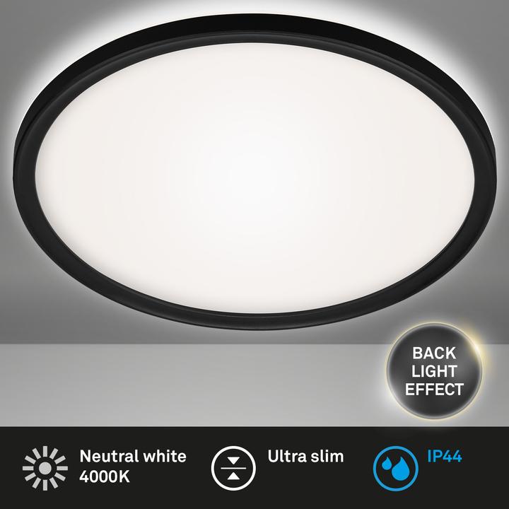 Produktbild Briloner LED Bad-Deckenleuchte, schwarz, LED/22W (2900 lm)