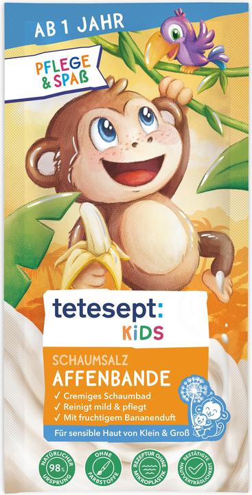 Tetesept Kids Schaumsalz Affenbande 25g (Schaumbad)