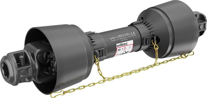 Actual product image Wiltec PTO Shaft T1 Drive Shaft 500-650mm 210Nm 540rpm, 18kW (25hp), 2x 1 3/8" 6 teeth Tractor Attachm (Tractor accessories)