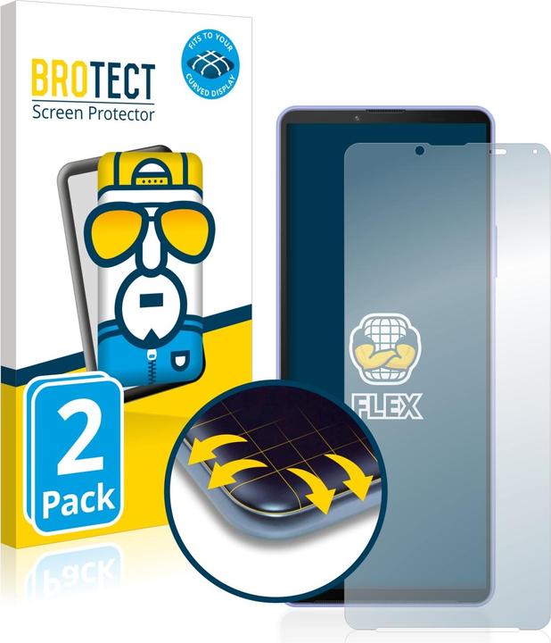Produktbild BROTECT Full-Cover Displayschutz (2 Stück, Sony Xperia 10 IV)