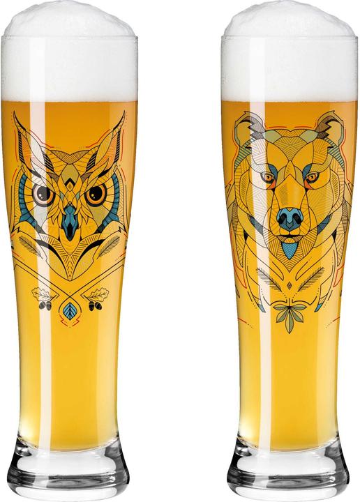 Immagine prodotto Ritzenhoff 2-er-Set Weizenbierglas Brauchzeit (0.65 l, 2 x)