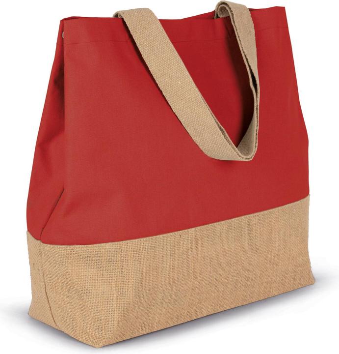 Actual product image Kimood Tote bag cotton canvas and jute