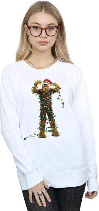 Immagine prodotto Star Wars Chewbacca Christmas Lights Felpa Donna (M)