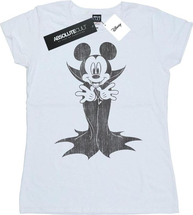 Actual product image Disney Womens/Ladies Mickey Mouse Dracula Cotton T-Shirt (M)