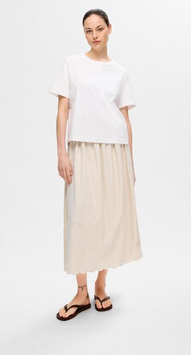 Actual product image Selected Femme Embroidered maxi skirt (38)