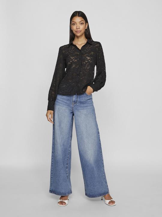 Produktbild Vila Regular Fit – Spitzen Hemd (38)