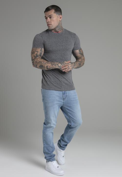 Immagine prodotto Siksilk Maglietta Marl in grigio scuro (M)