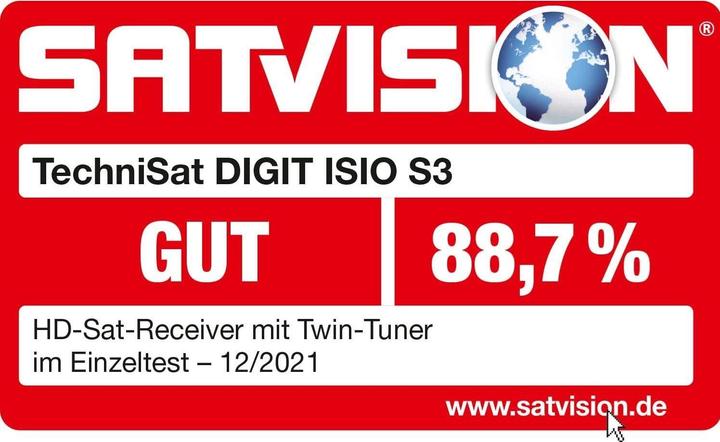Produktbild TechniSat Digit Isio S3 (DVB-S2, DVB-S, CI+-Schacht)