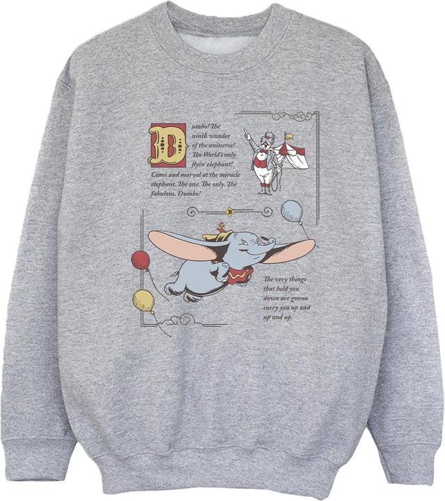 Disney Dumbo Story Book Page Sweatshirt Mädchen