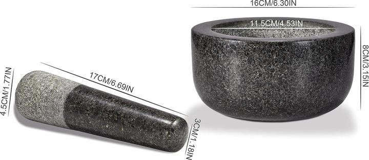 Produktbild Supremery XXL Moerser und Stoessel aus Granit im Set