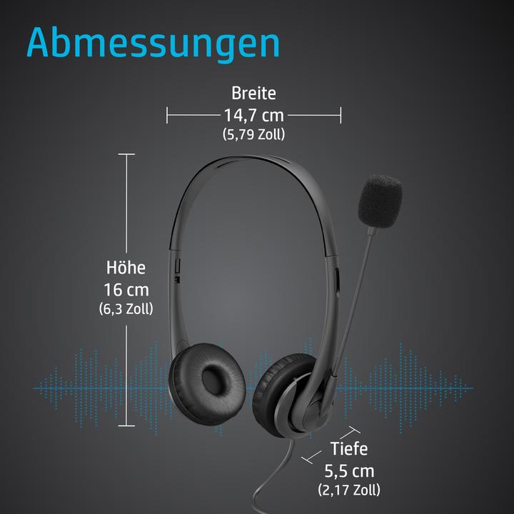 Produktbild HP G2 Headset On-Ear (Kabelgebunden)