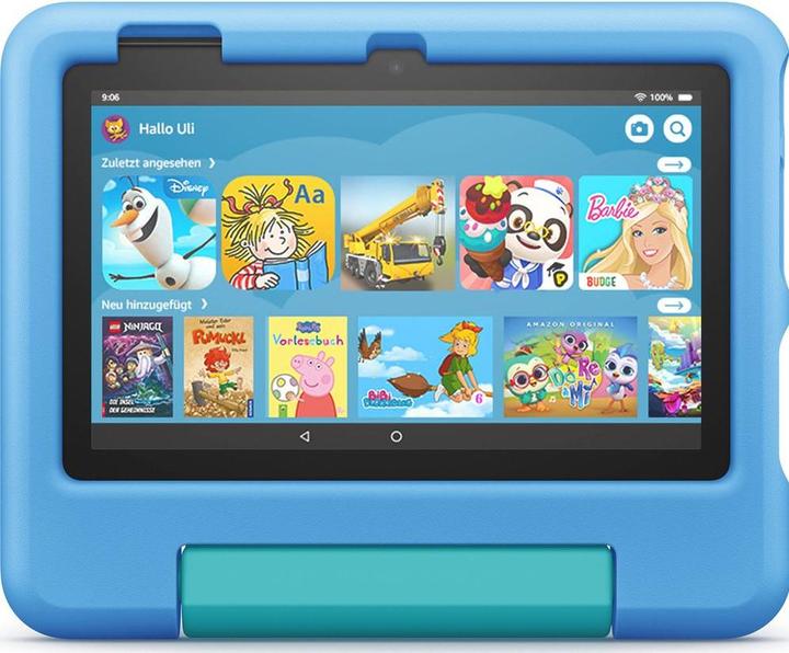 Produktbild Amazon Fire 7 Kids (2022) inkl. Hülle (7", 16 GB, Blau)
