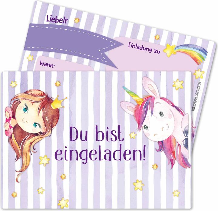 Papierdrachen 12 Einladungskarten (12 Stk.)