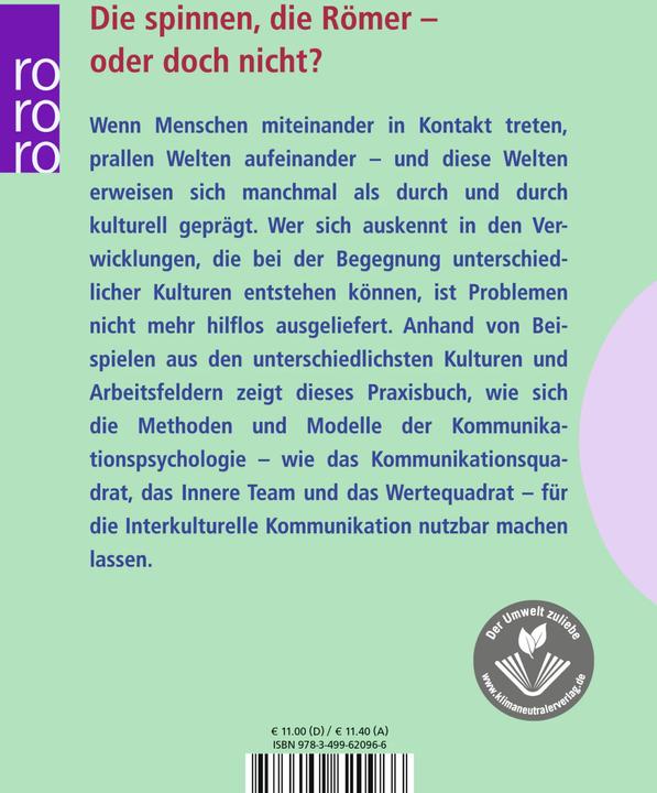 Produktbild Interkulturelle Kommunikation (Deutsch, Dagmar Kumbier, Friedemann Schulz von Thun, 2006)